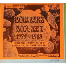 Various BOULDERS BOX SET 1979-1989 (Moxie no #) USA 11LP-Box-set + 1x 7" EP (# 54 of 100 made) 1989 of 60's garage 45's Various BOULDERS BOX SET 1979-1989 (Moxie no #) USA 11LP-Box-set + 1x 7" EP (# 54 of 100 made) 1989 of 60's garage 45's